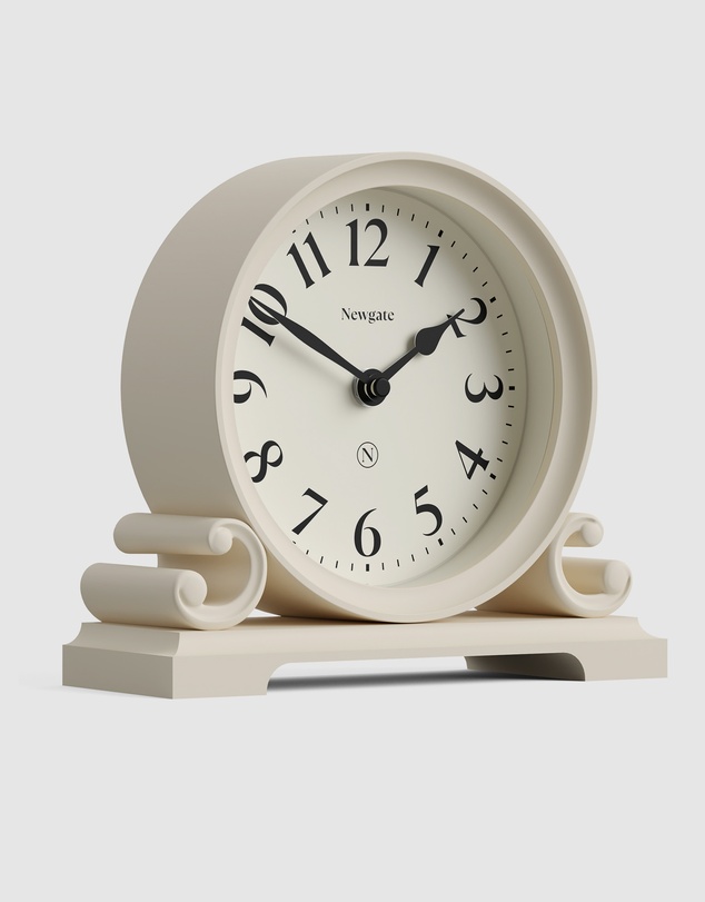 Newgate - Newgate Divisadero Mantel Clock-Vanilla Cream