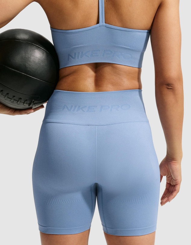 Nike - 5in Pro Seamless Dri-FIT High-Waisted Biker Shorts