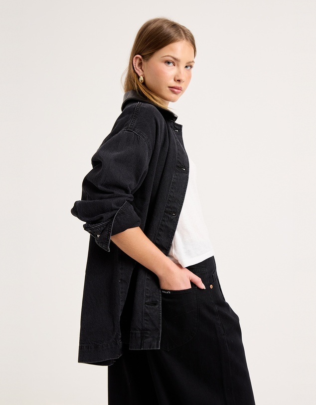 Rolla's - Denim Chore Jacket Mercer Black