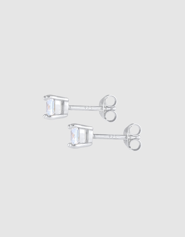 Kuzzoi - ICONIC EXCLUSIVE - Zirconia Stud Earrings in 925 Sterling Silver