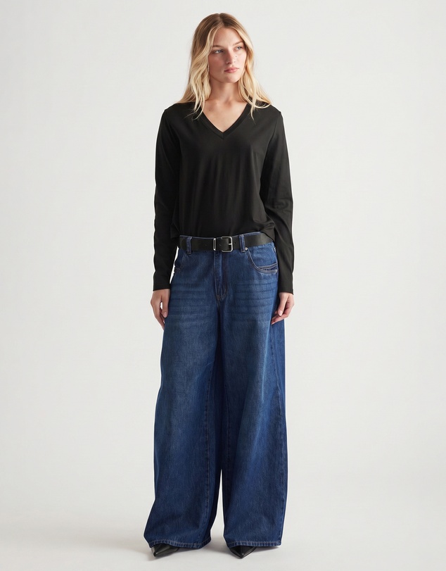 Decjuba - Imogen V Neck Long Sleeve