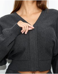 Dazie - Elise Zip Through Knit Jacket