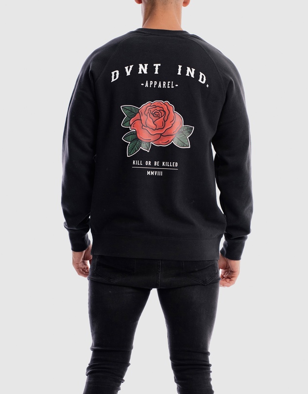 DVNT - Rose Crewneck