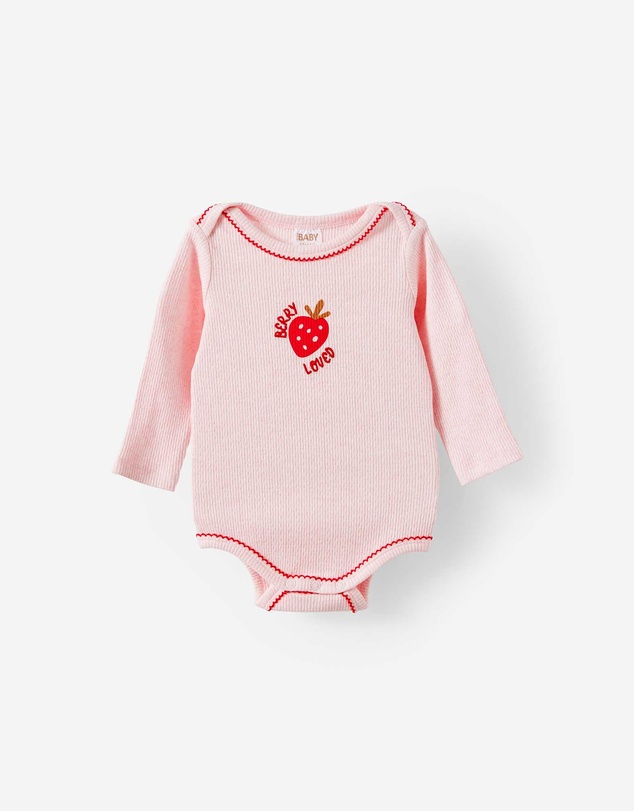 Cotton On Kids - Organic Pointelle Long Sleeve Bubbysuit