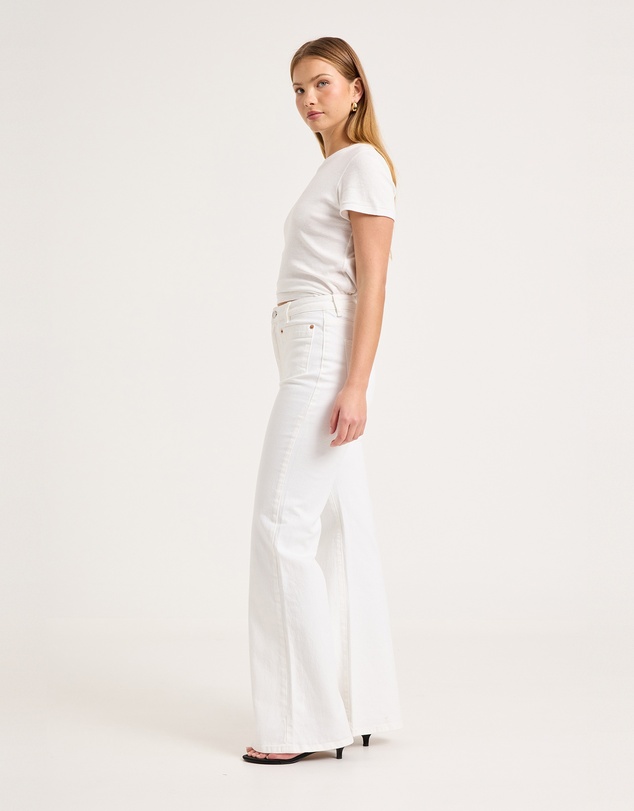 Rolla's - Eastcoast Flare Cleo Vintage White