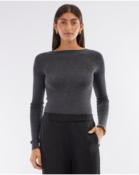Amelius - Ellie Merino Knit Boat Neck