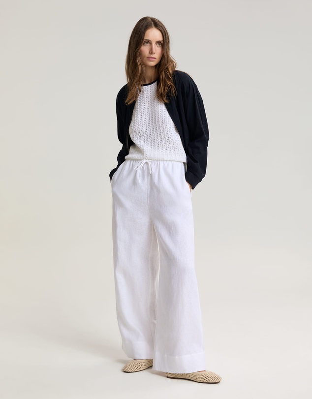 Sportscraft - Ariana Wide Leg Linen Pant