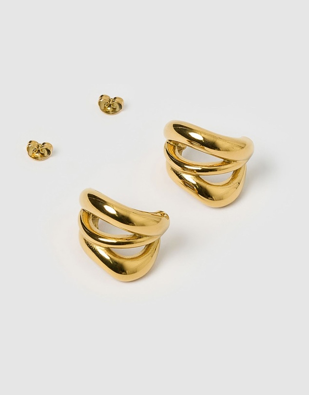 Izoa - Quinn Hoop Earrings