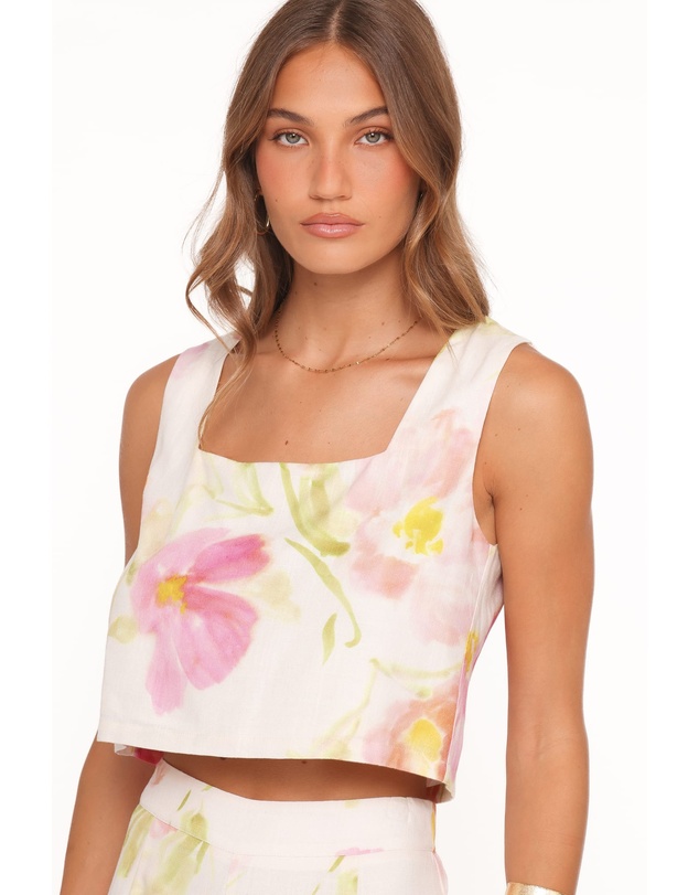 Petal & Pup - Devlin Top - Pink Garden Floral