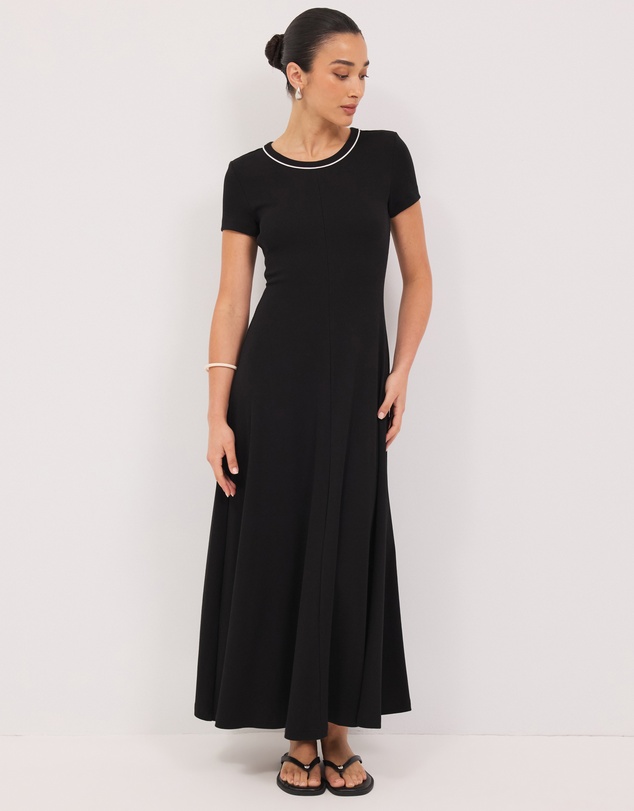 Calli - Taylor Rib Tee Midi Dress