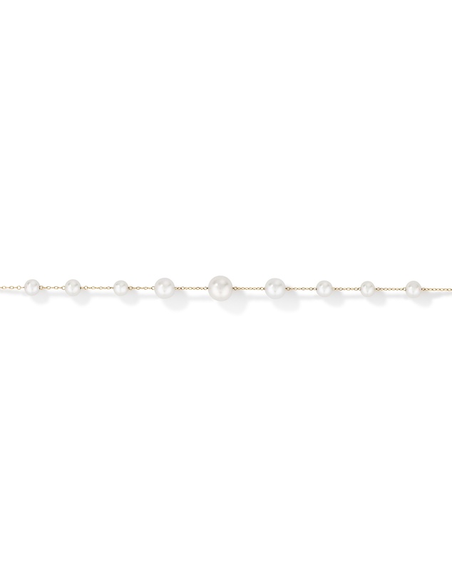 Michael Hill - Bracelet with Cultured Freshwater Pearls in 10kt Yellow Gold