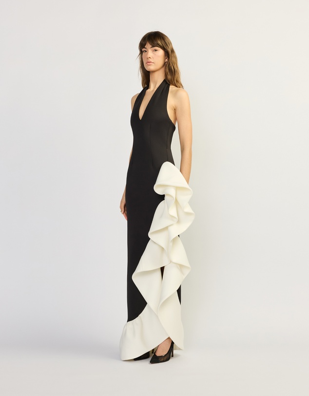 TOJHA - HALIMA CONTRAST MAXI GOWN