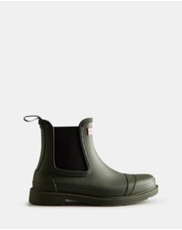 Hunter - Women's Chelsea Commando Boot Dark Olive