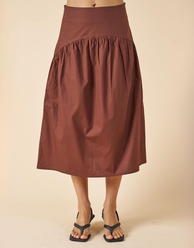CAMIXA - Mare Cotton Midi Skirt
