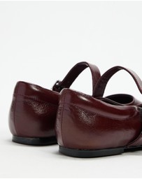 Atmos&Here - Juniper Leather Ballet Flats