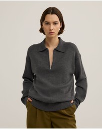 Witchery - Zip Polo Knit