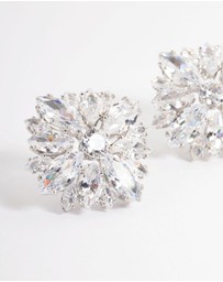 Lovisa - Silver Statement Stud Earrings