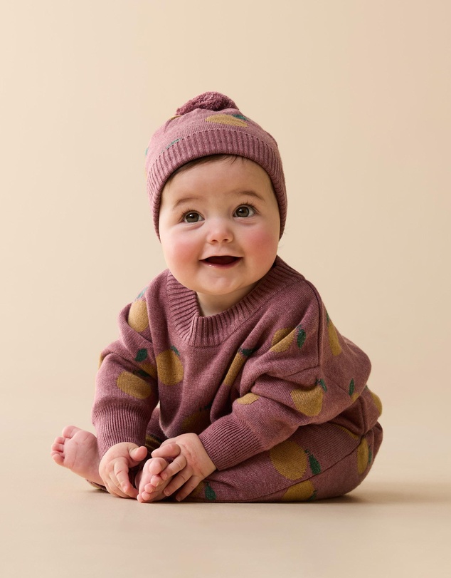 Wilson & Frenchy - Organic Knitted Jacquard Jumper - Babies