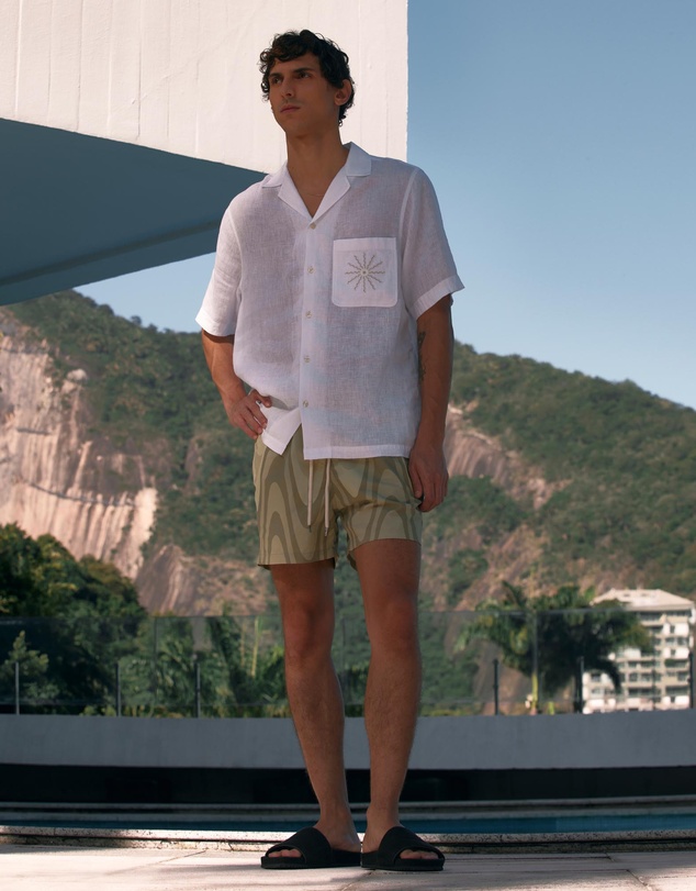 Frescobol Carioca - Alves Linen SS Shirt