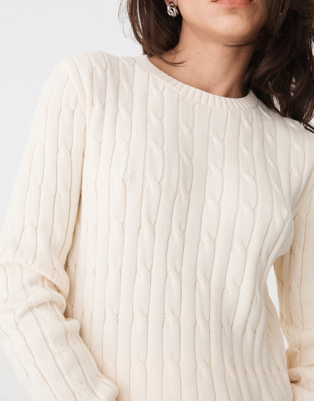 Forcast - Juanita Cotton Cable Knit