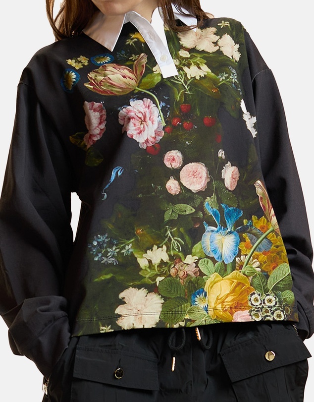 Cynthia Rowley - Printed Cotton Rugby Shirt
