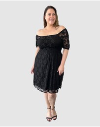 Love Your Wardrobe - Bella Stretch Lace Dress