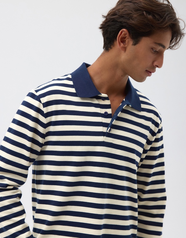 AERE - Organic Cotton Rugby Polo