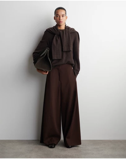 COS - Relaxed Wool-Blend Wide-Leg Trousers