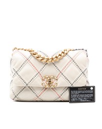 Pre-Loved by Azura Reborn - Pre-Loved Medium Lambskin Stitched 19 Flap
