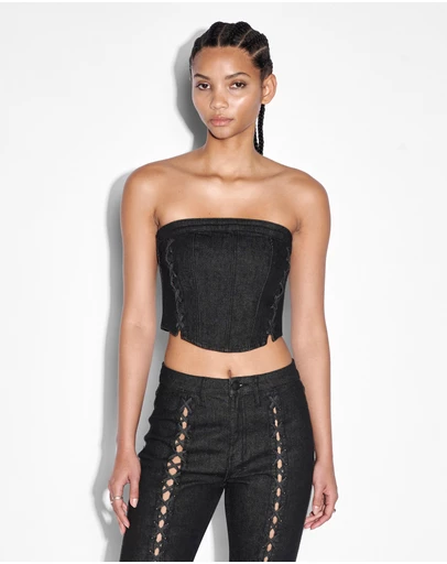 Ksubi - Bustier Ebony Laced