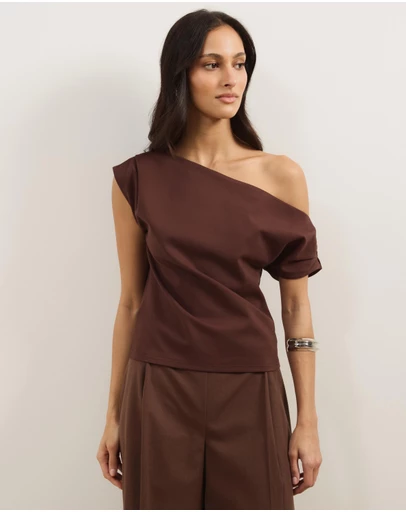 Atmos&Here - Lily Off Shoulder Ponte Top