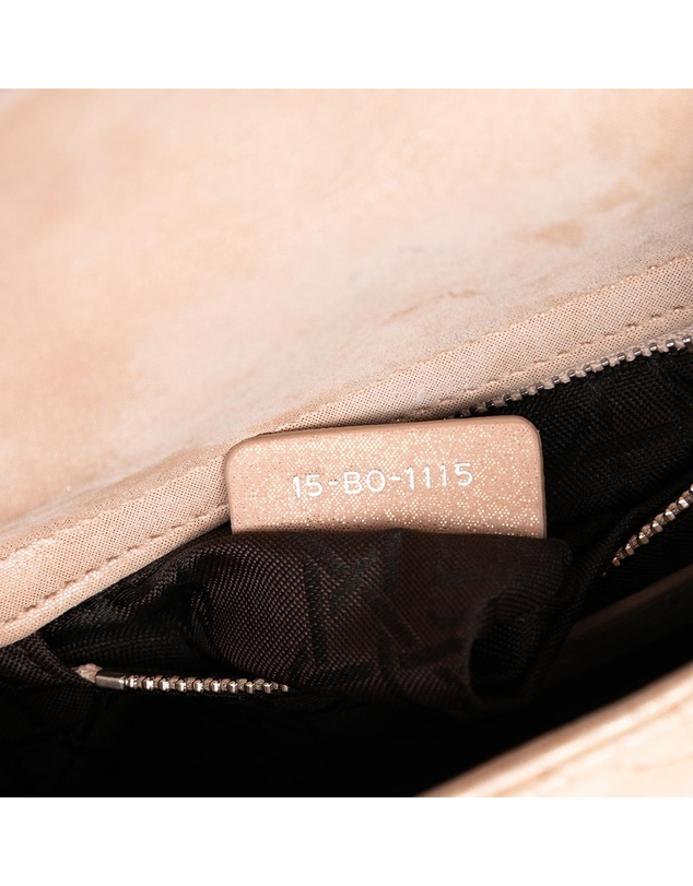 Pre-Loved by Azura Reborn - Pre-Loved Mini Iridescent Lambskin Cannage Lady Dior