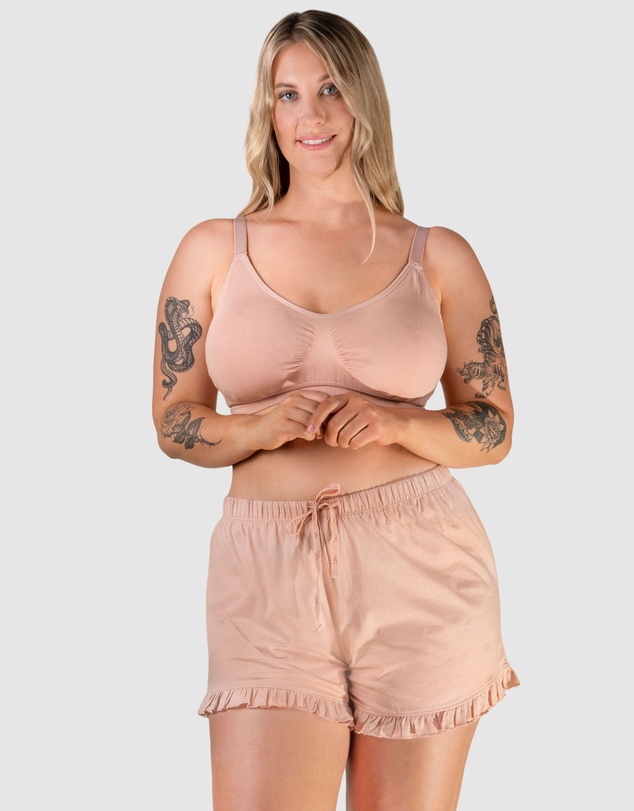 B Free Intimate Apparel - 100% Cotton Frill Shorts