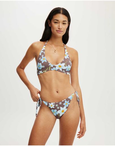 BOHO TROPICAL FLORAL TAUPE