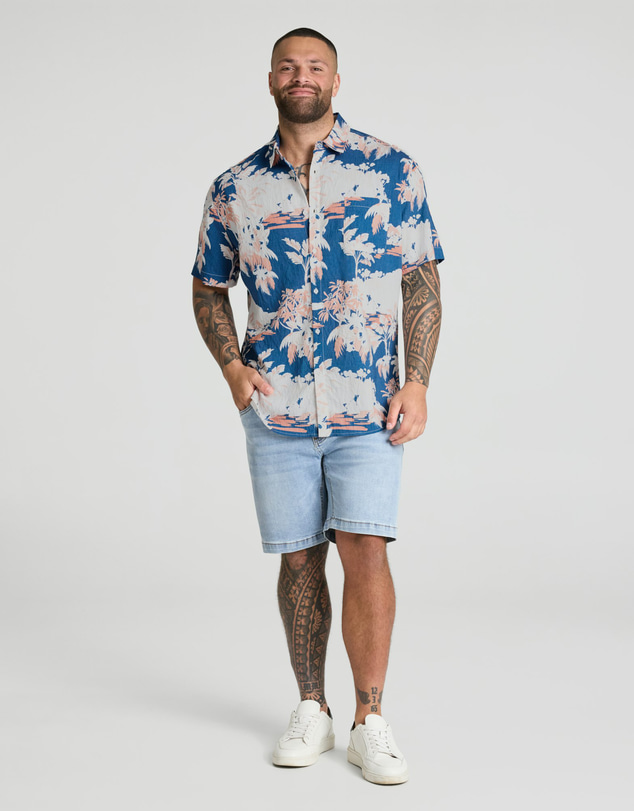 Johnny Bigg - Oahu Island Print Shirt