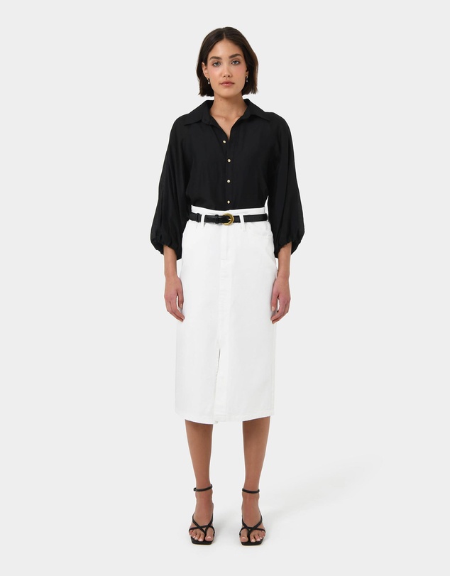 Forcast - Giulia Gold Button Blouse