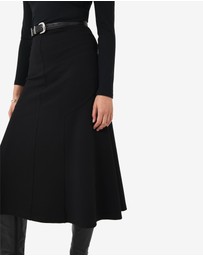 Forcast - Adele Side Panel Midi Skirt