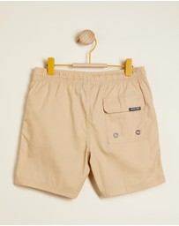 Santa Cruz - MFG Cruzier Solid Beach Shorts - Teens
