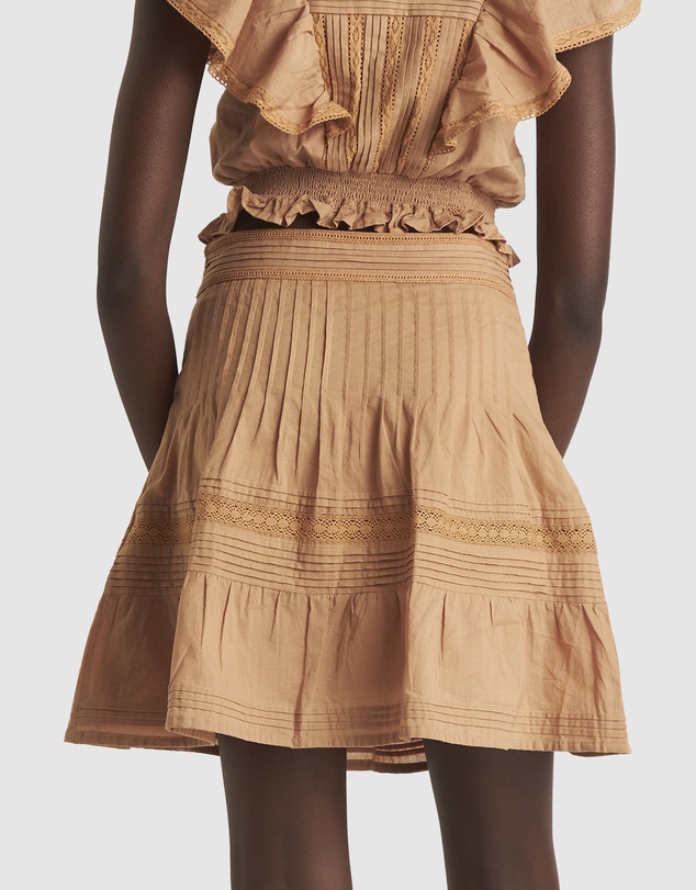 Zerafima - Prairie Lace Short Skirt