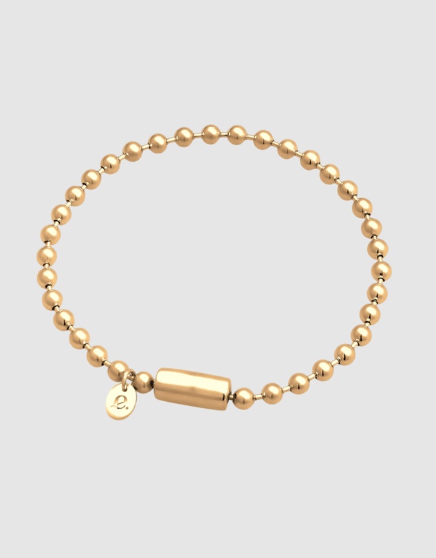 Elli Jewelry - Round Charm Bracelet in Gold-Plated 925 Silver