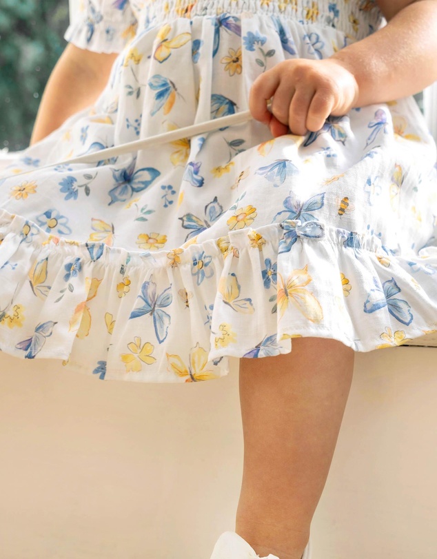 Bebe by Minihaha - Libby SS Butterfly Dress - Babies