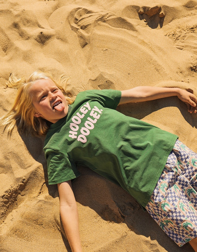 Skwosh - Hooley Dooley Kids Slang Tee in Green