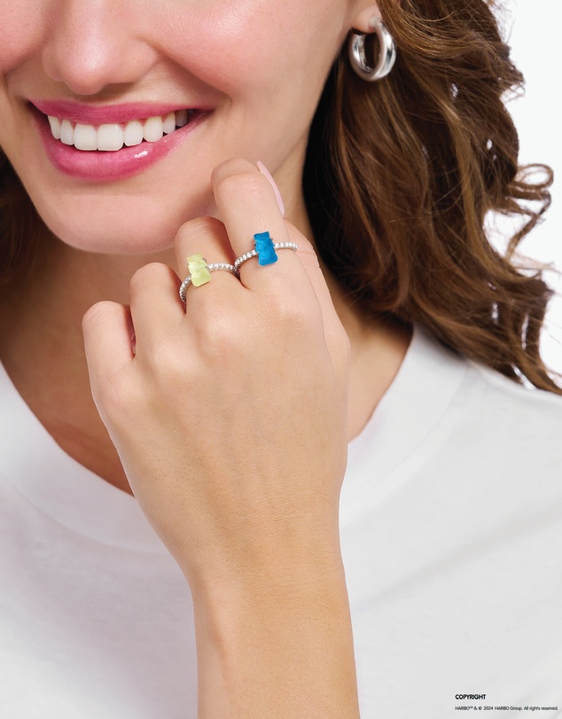 THOMAS SABO - HARIBO Blueberry Blue Bear Ring
