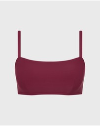 BONDI BORN - Anja Bikini Top - Mulberry (Sculpteur®)
