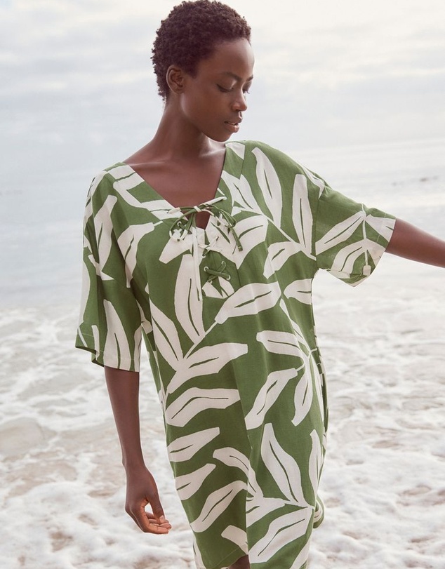 NEXT - Oversized Kaftan with Linen