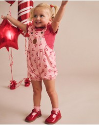 Huxbaby - Cherry Pie Frilly Playsuit - Babies