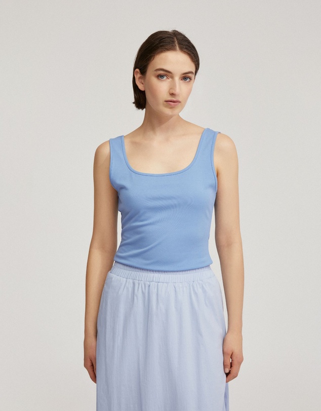 Oxford - Agatha Square Neck Tank