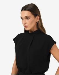 Forcast - Tiara High Neck Shell Top