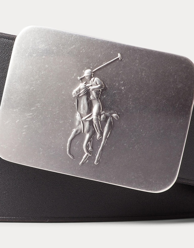 Polo Ralph Lauren - Pony-Plaque Leather Belt