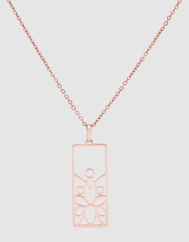 Pastiche - White Orchid Necklace